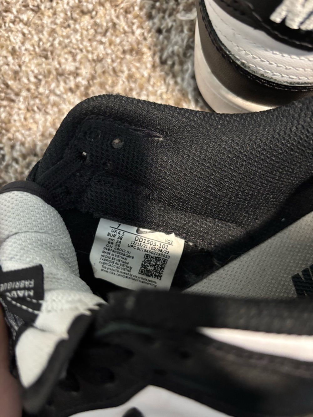 Nike panda dunks - Picture 7 of 7